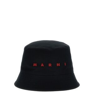 Marni Men Logo Embroidery Bucket Hat